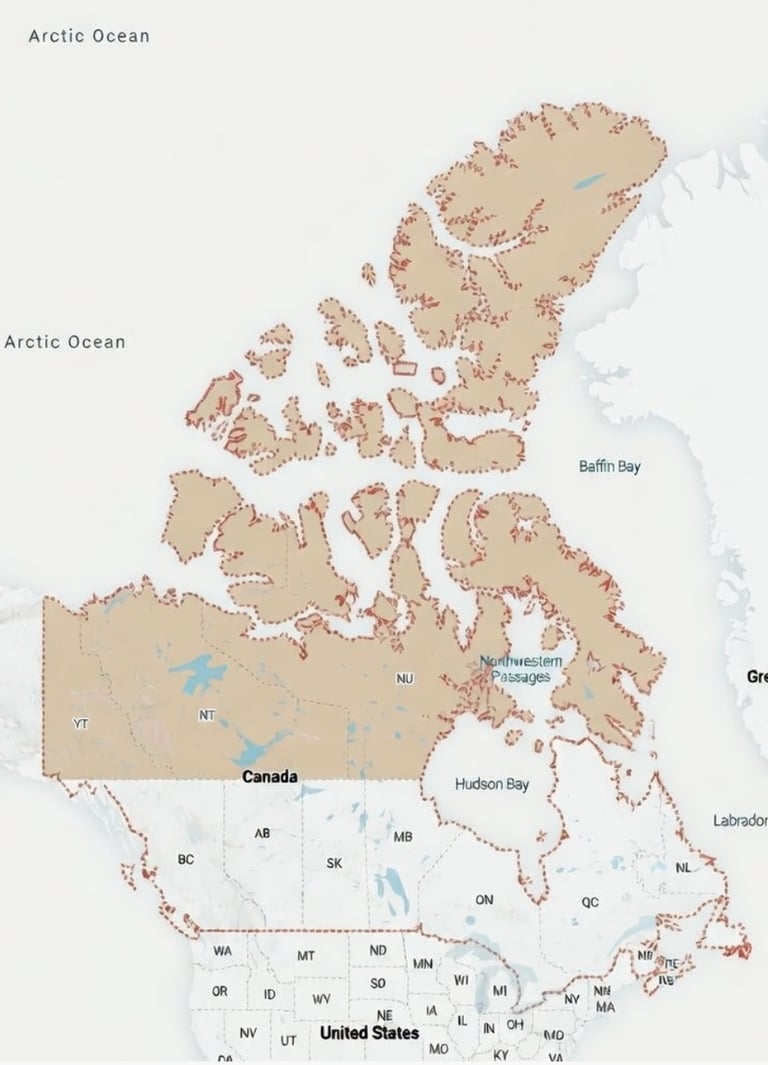 Map of Canada 