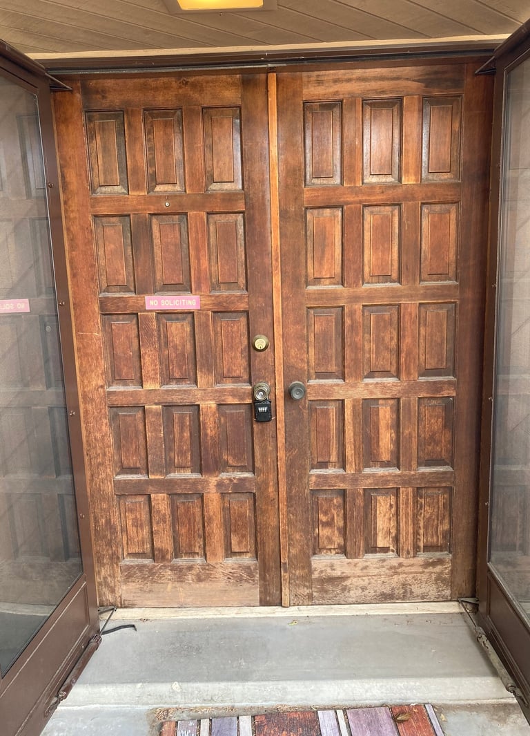 Front French Door (before)