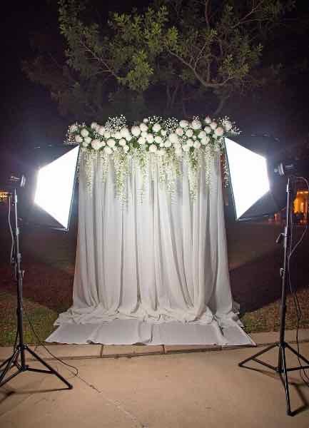 flower wall Photo Booth Bakersfield
