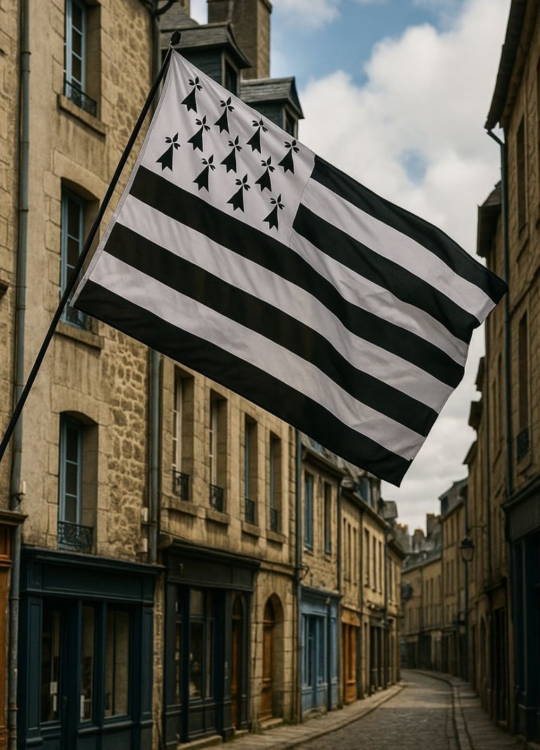 drapeau breton rue bretonne