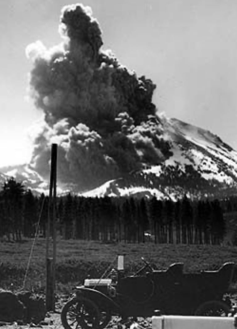 Big Eruption of Lassen Volcano May 22 1915