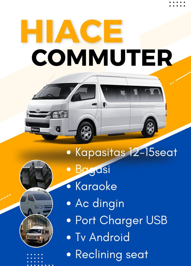 Spesifikasi Toyota Hiace commuter.