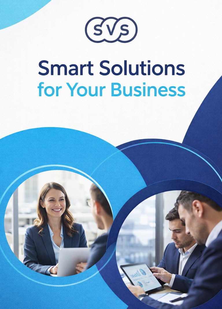 SVS kurumsal marka diliyle hazırlanan poster ve tanıtım tasarımı