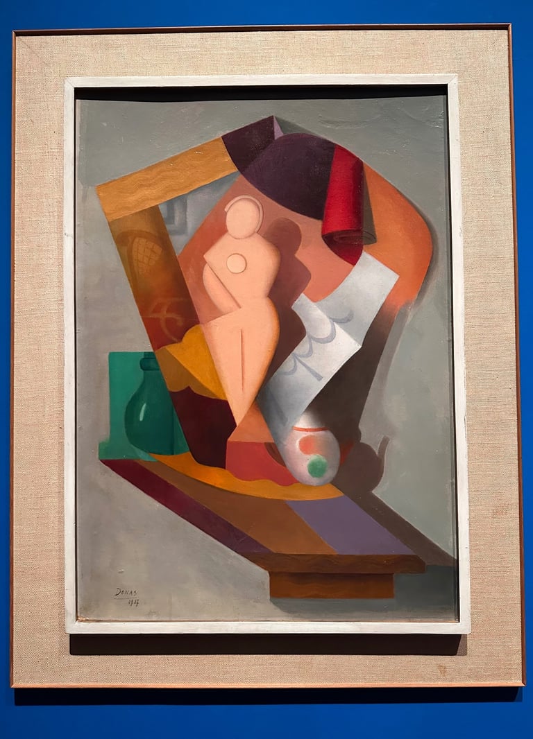 Still Life with Statuette, 1917 oil on board ©16mag