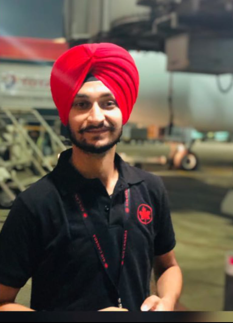 IGIA Jaspreet working for Air Canada