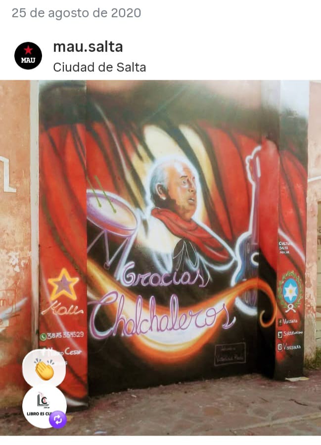 MURAL HOMENAJE A "LOS CHALCHALEROS" - MAU 