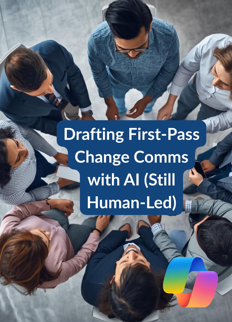 creating first‑pass comms for leaders and frontline with AI