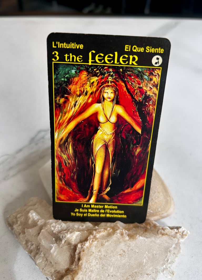 Tarot card 3 The Feeler or The Empress motion vs emotion