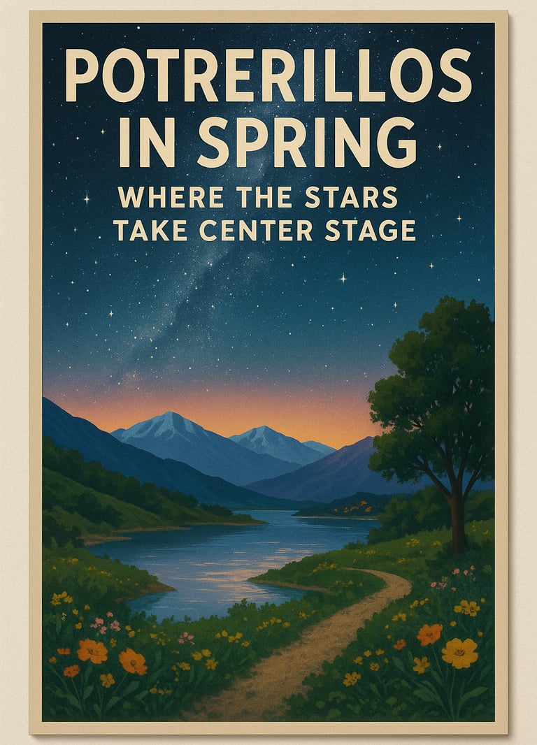 Potrerillos in Spring - Illustration