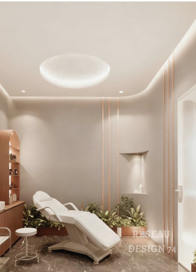 Design de clinique esthétique Thonon les bains 