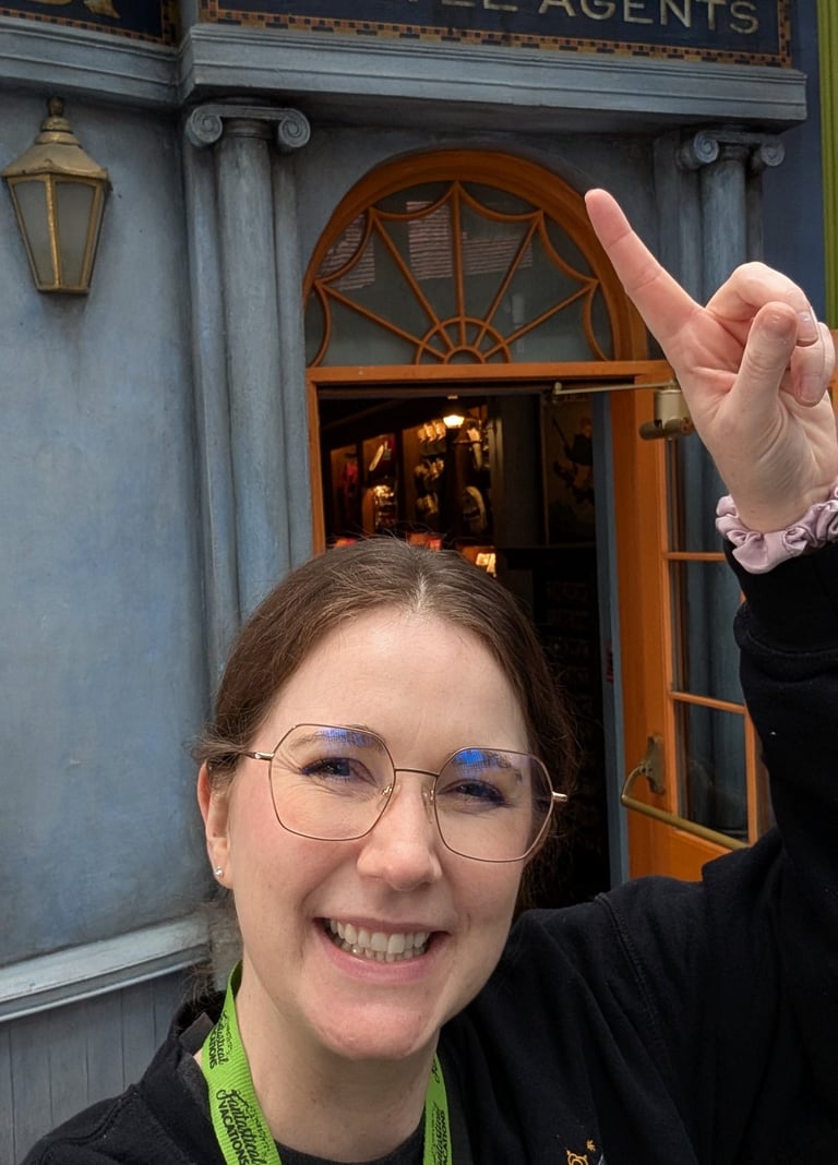 Even wizards need travel agents! At Diagon Alley in Universal Studios Florida at Universal Orlando