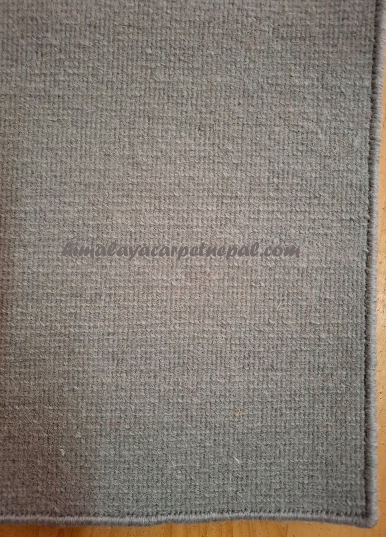 Hand-knotted sample rug, Tibetan hand-knotting technique, pile carpet made with Highland wool