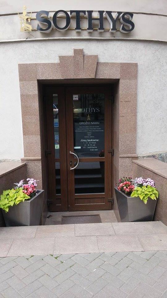 Sothys kosmetikos parduotuvė - grožio namai. Jakšto gatvė. Grožio bankas plius. gbplius.lt