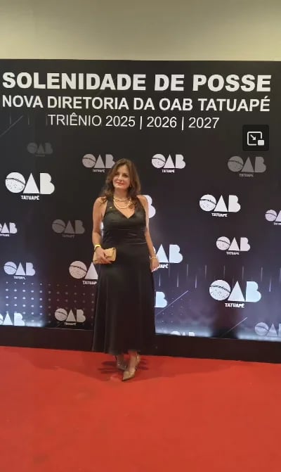 Dra. Giseli Passador em sua cerimônia de posse da diretoria OAB Tatuapé / SP