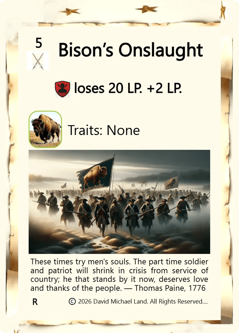Bison's Onslaught