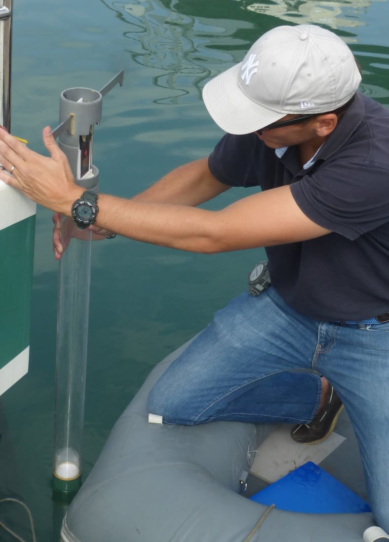 mesures et relevés bateau