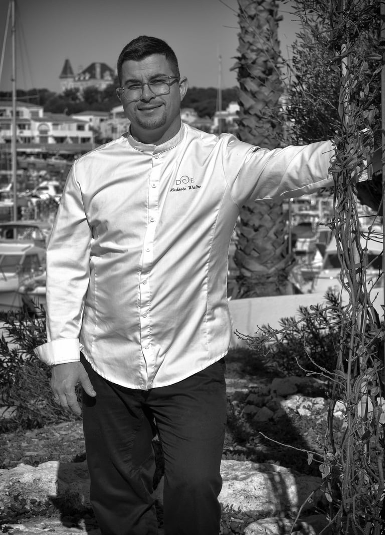 Portrait Ludovic Walter — maître restaurateur Les Girelles Sausset-les-Pins