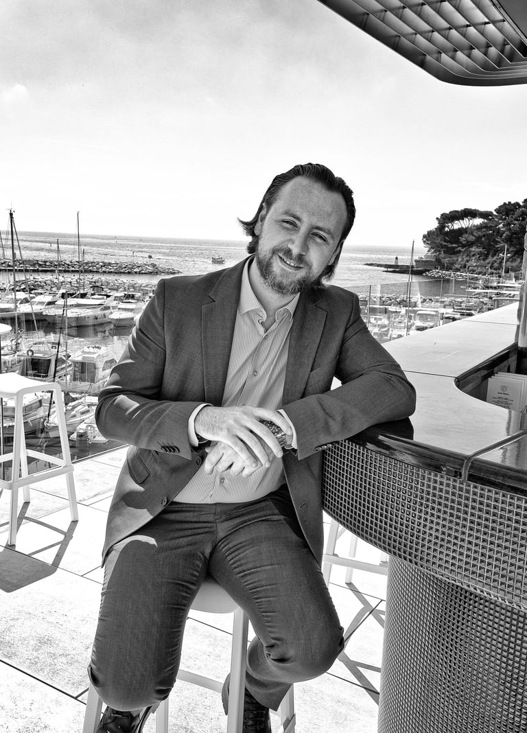 Portrait chef étoilé Olivier Germain — Hôtel Bleu Carry-le-Rouet