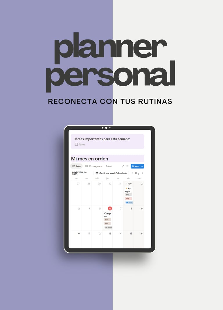 Planner digitales personalizados _Dani Ortiz