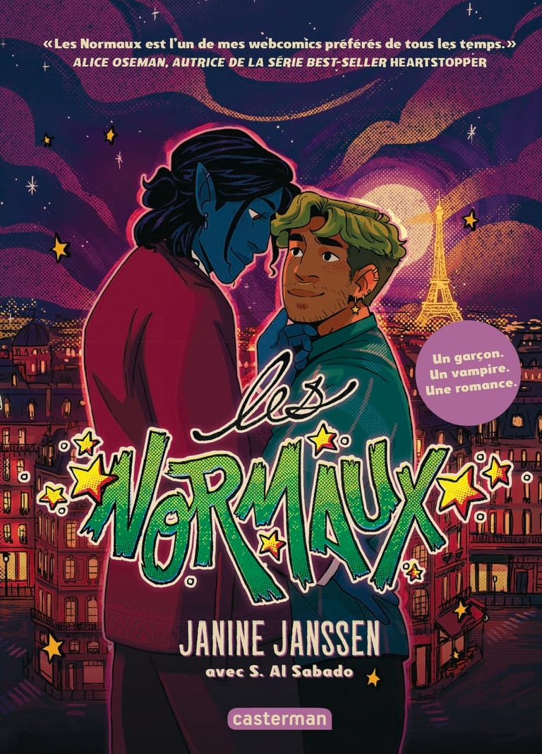 Première de couverture du tome 1 de la BD Les normaux