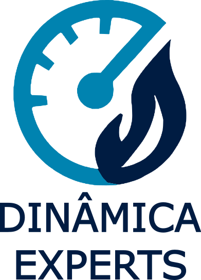 Logo vertical - Dinâmica Experts