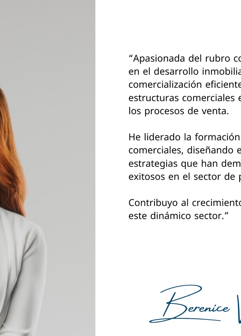 Berenice Valdes Asesor Inmobiliario