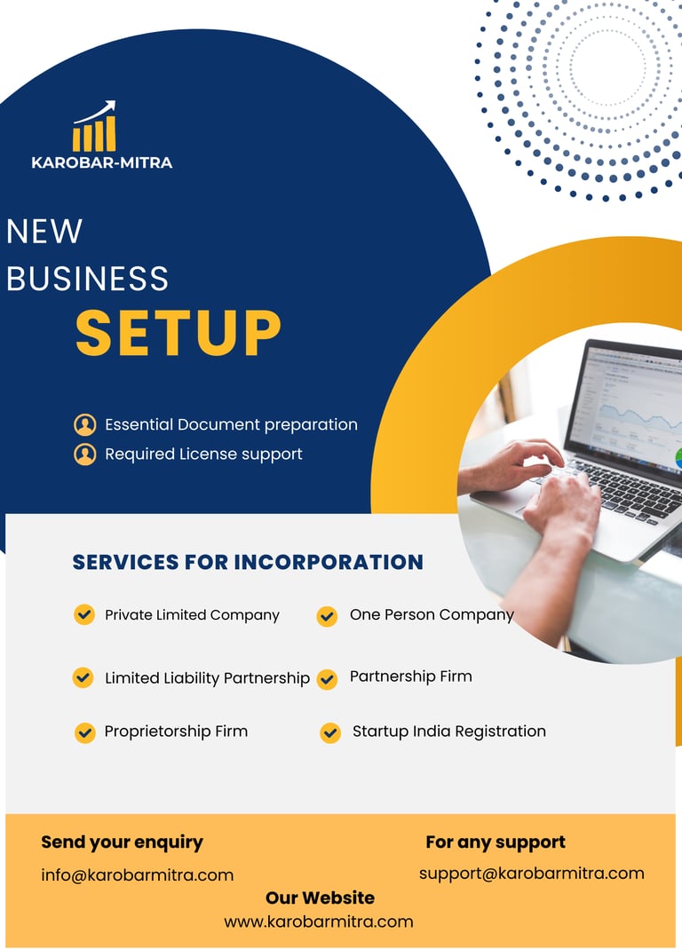 image for new business setup description