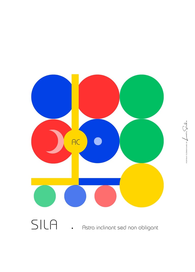 Affiche personnalisée design Sila