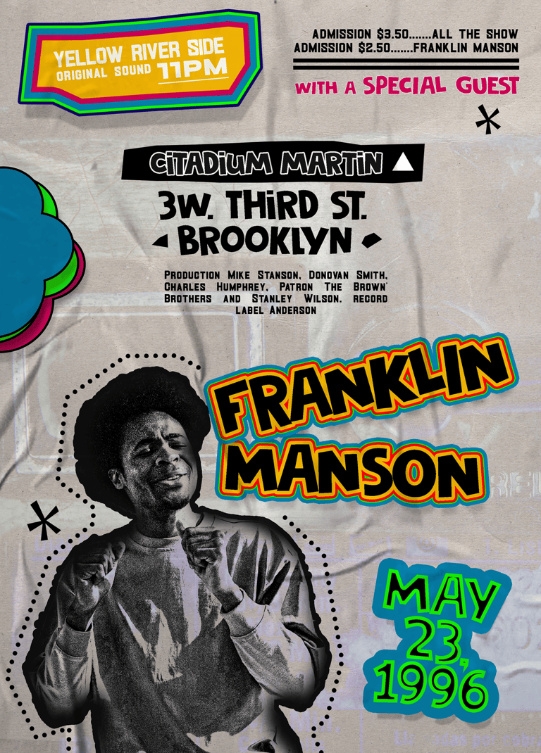 Poster / Affiche "Franklin Manson"