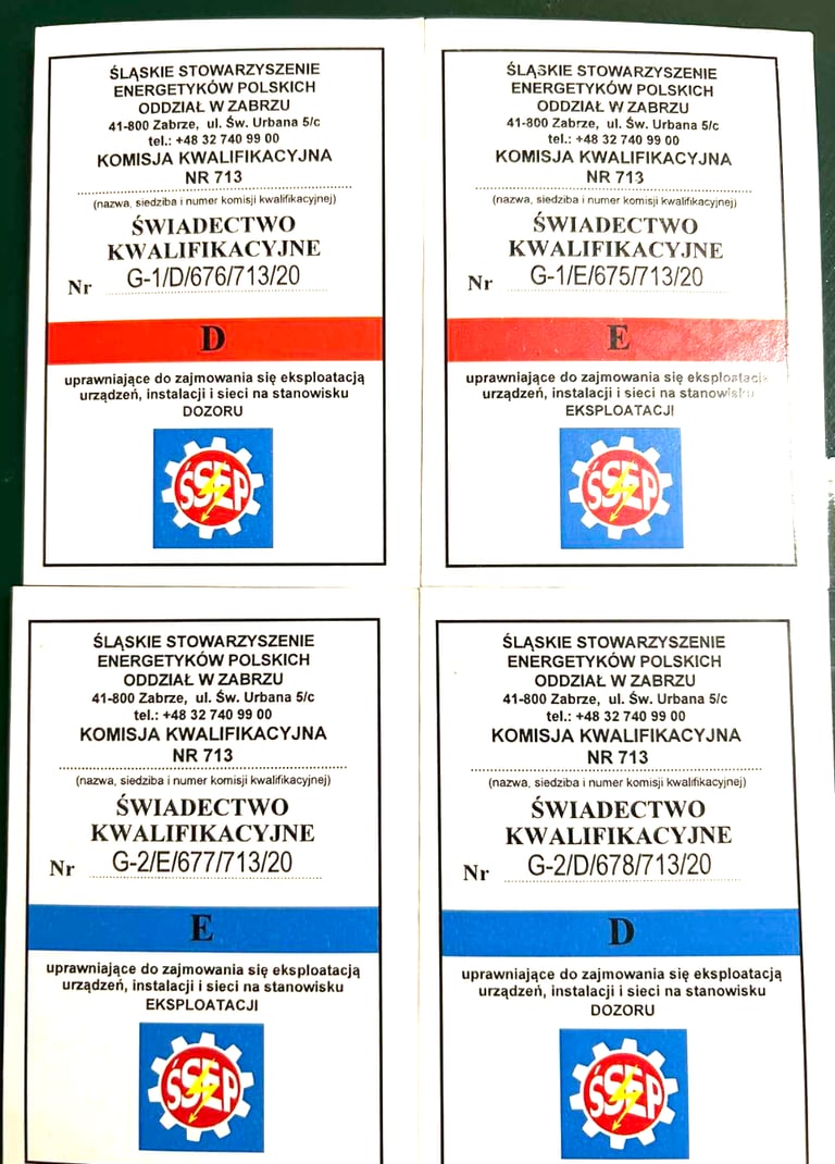 Uprawnienia do zajmowania sie eksploatacja urządzeń i instalacji klimatyzacyjnych