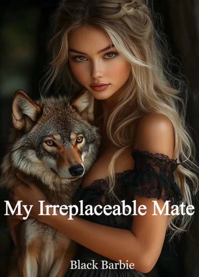 My Irreplaceable Mate - Paranormal romance novel cover by Black Barbie - VJ & BB Premium Fiction