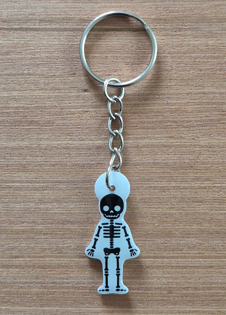 Porte-clefs squelette