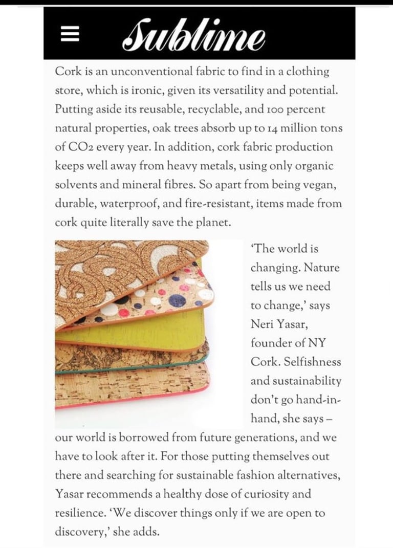 an article with the founder Neri Cetin about The Nine Years on Sublime Magazine London UK 