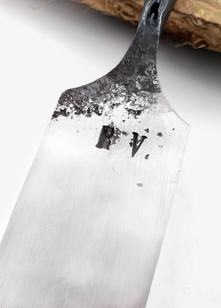 Ciseau à bois à douille forge outils initiales