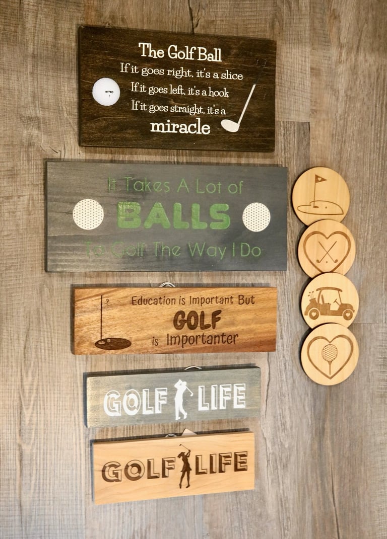 Golf signs