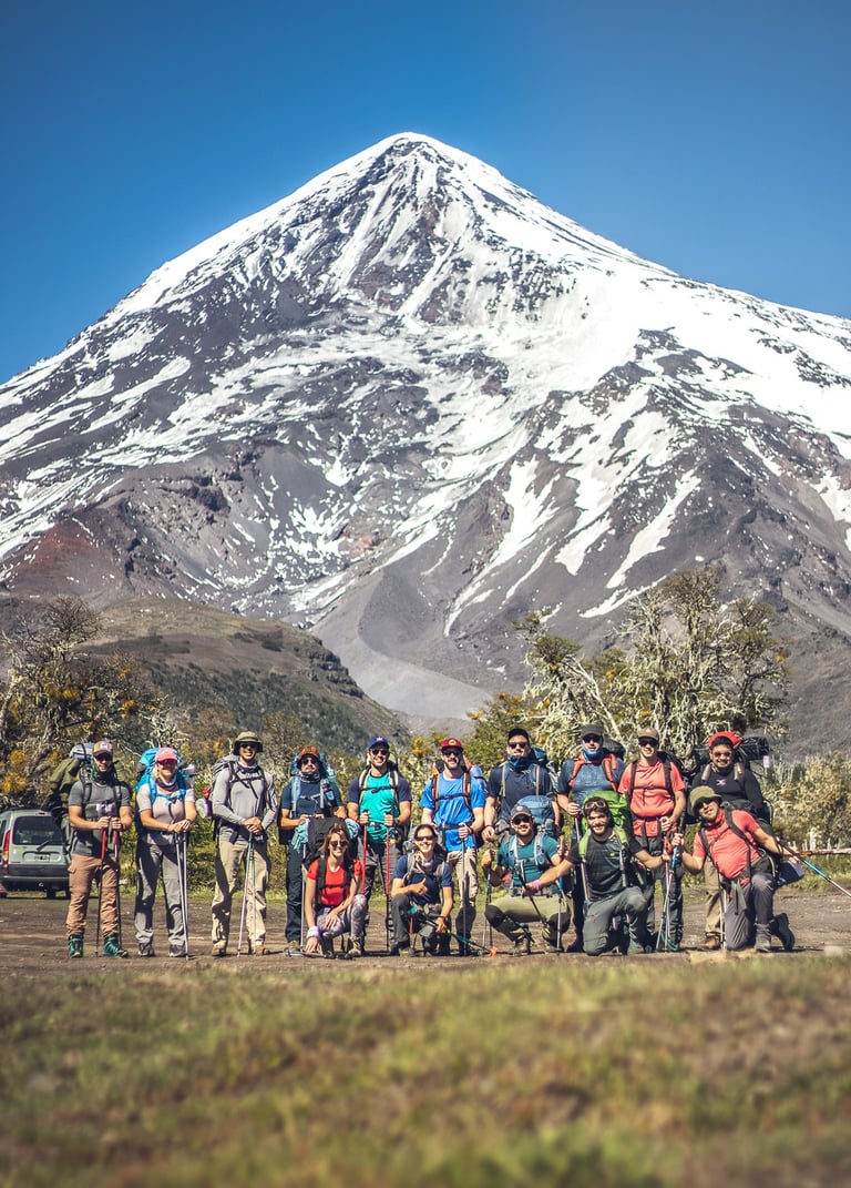 Base volcán Lanín