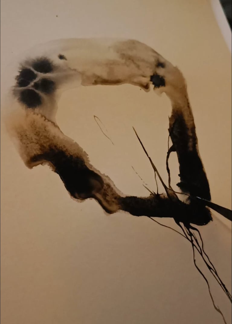 tatouage abstrait dark