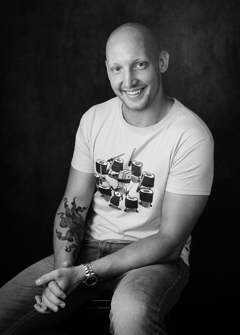 Its a picture of me in B&W