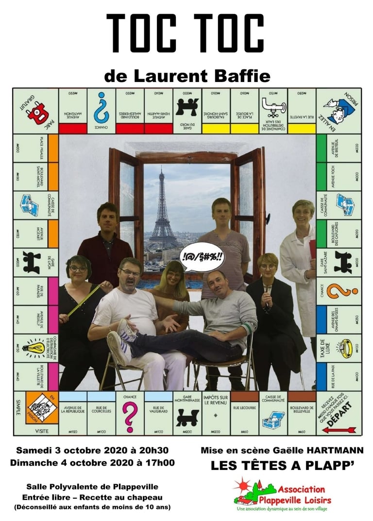 Les Têtes à Plapp' - théâtre amateur Plappeville Moselle 