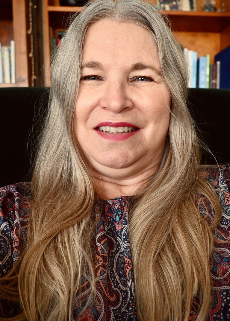 Woman with long hair