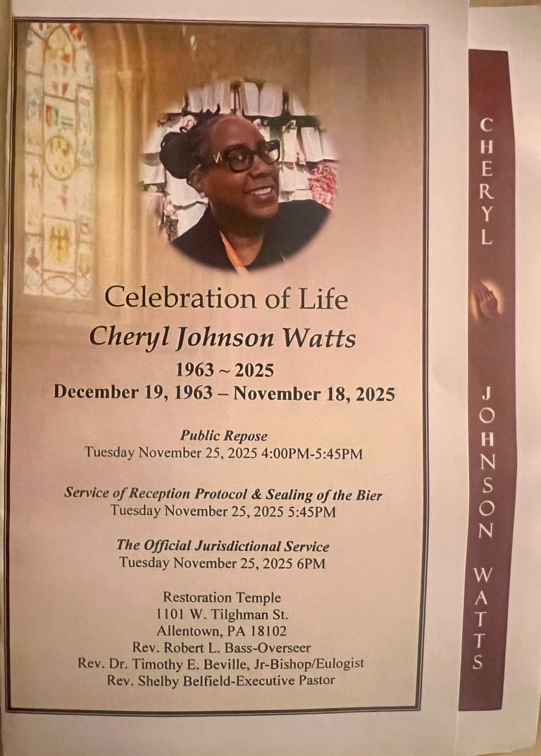 SIP Cheryl Johnson Watts in Allentown