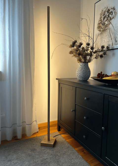 piantana custom terra cavo personalizzabile alimentatore integrato