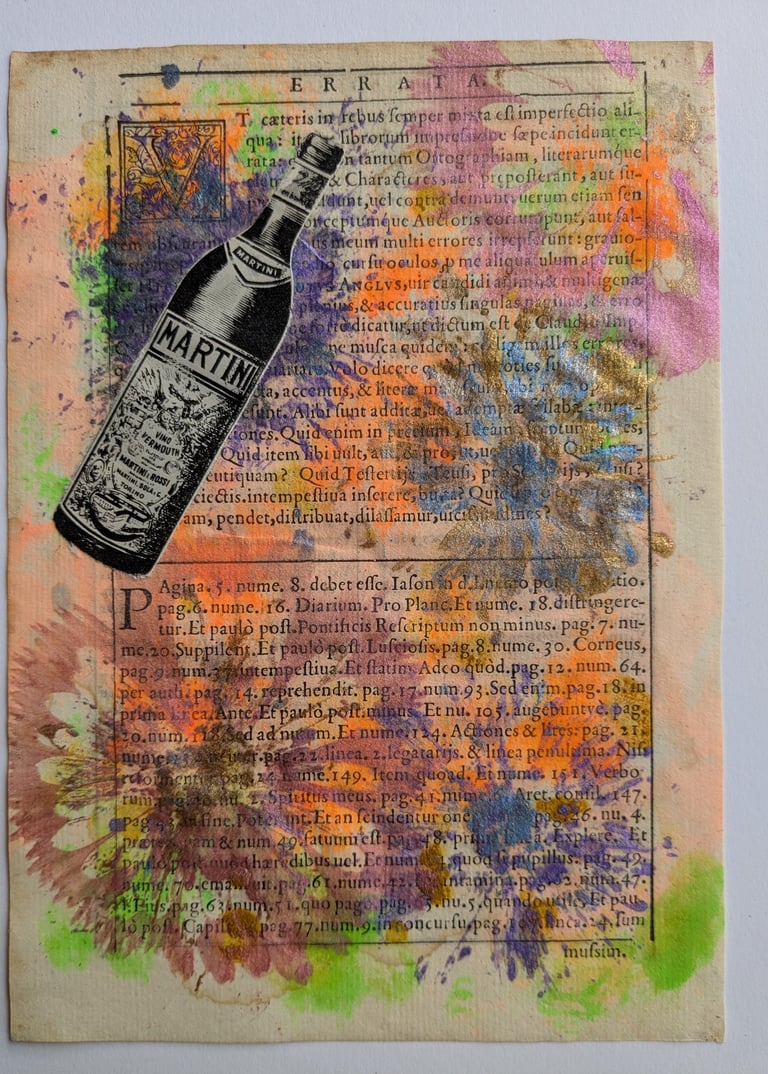 vintage collection - message in a bottle