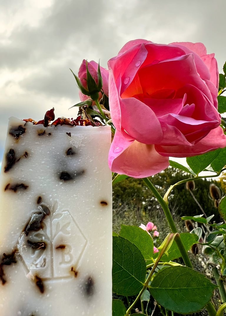 Zing's Botanicals natural rose soap