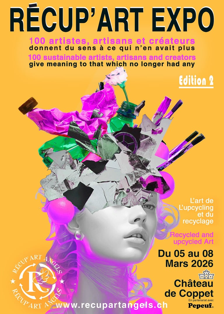 Salon Suisse recup'art expo Wilfrid Bricourt