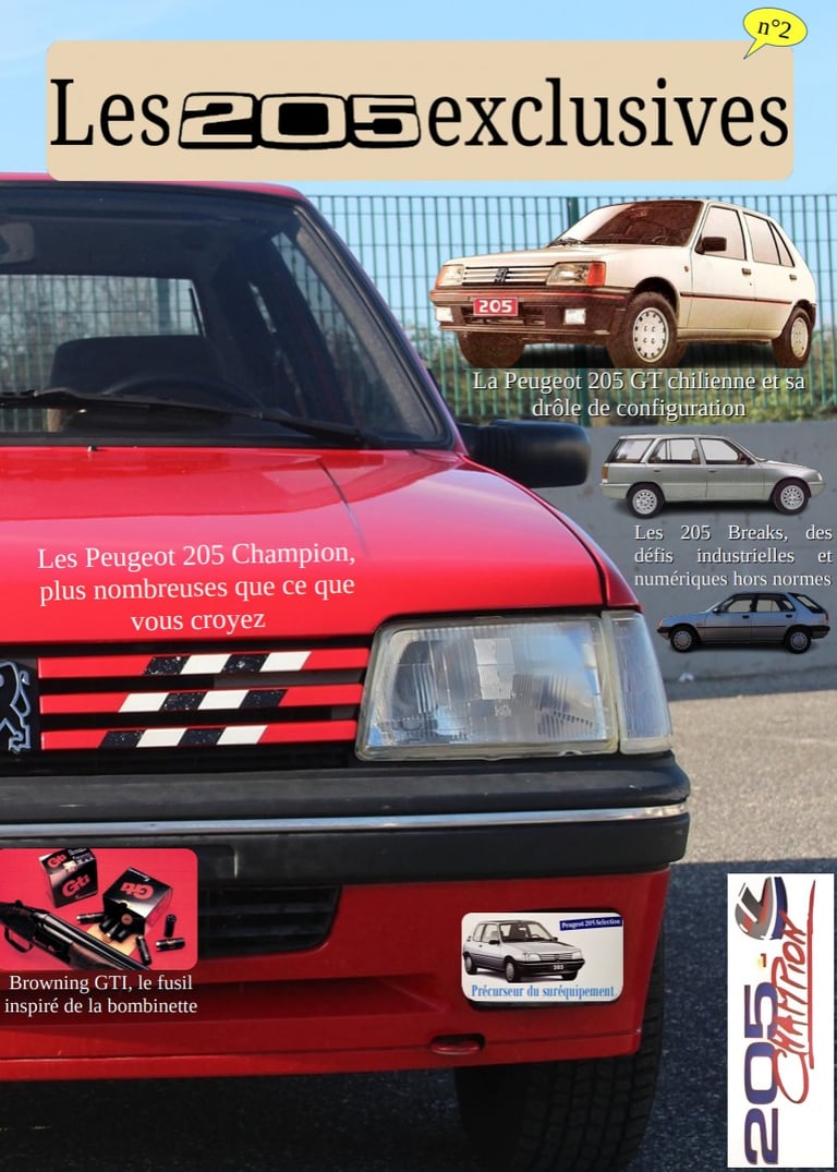 205 magazine les 205 exclusives numéro 2 