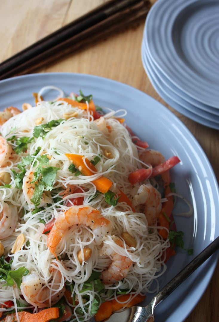 shrimp vermicelli salad