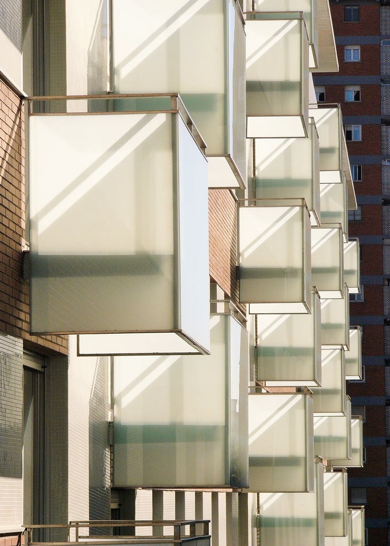 viviendas contadores GURBAIN arquitectura