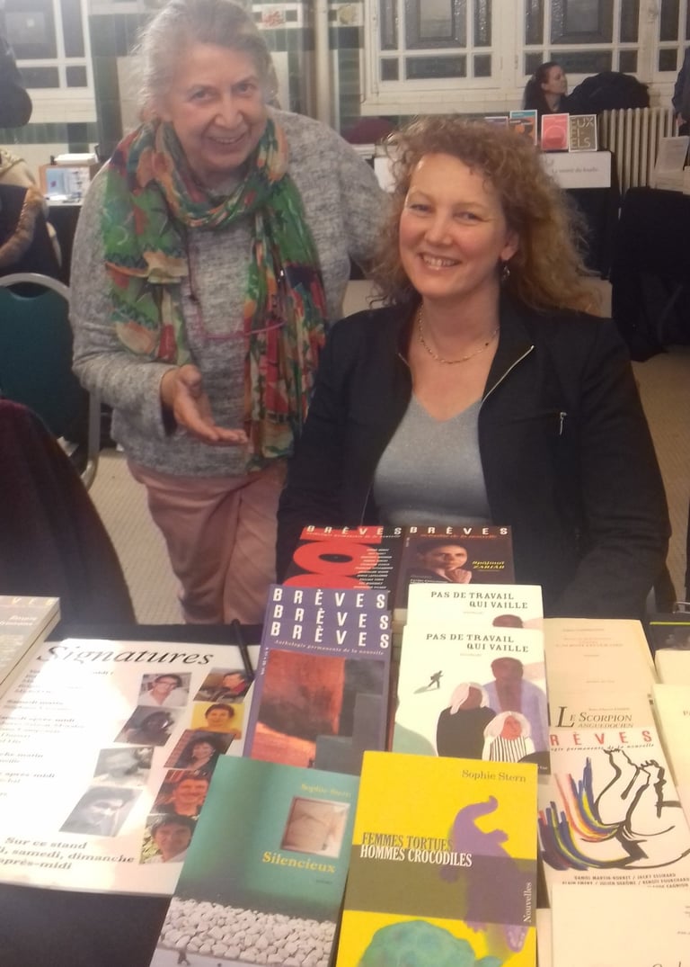 Sophie Stern, écrivaine, nouvelliste, romancière, Martine Delort édtirice, 