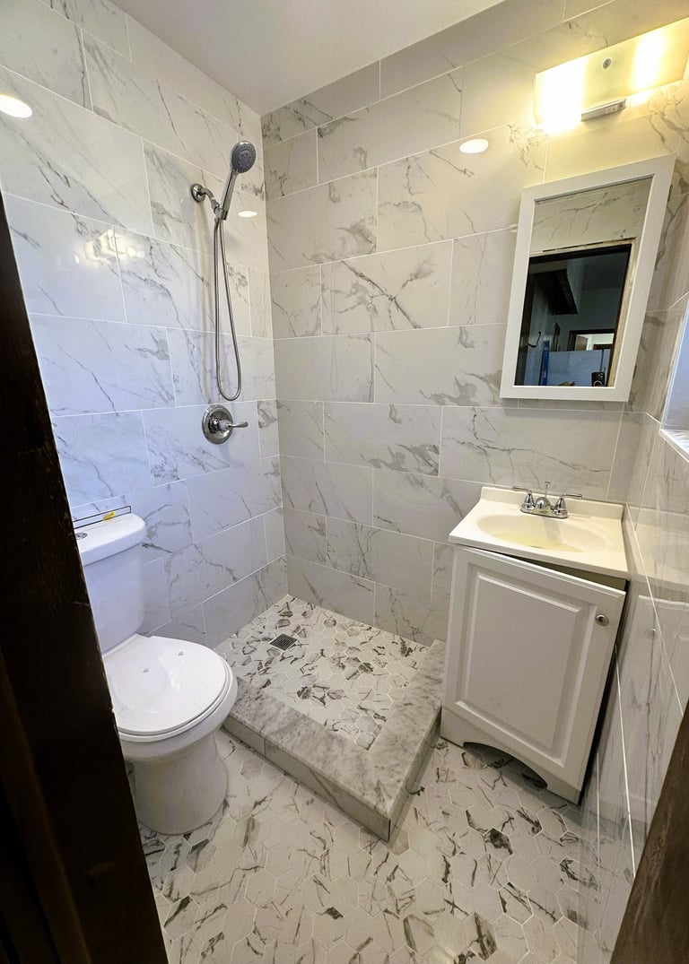 bathroom renovations and tilework